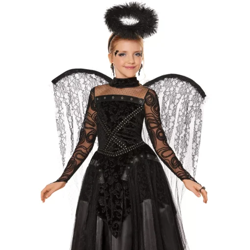 Spirit Halloween Kids Angel of Darkness Costume - The Signature Collection
