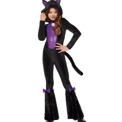 Spirit Halloween Kids Black Cat One Piece Costume