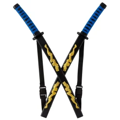 Spirit Halloween Kids Blue Ninja Swords with Harness