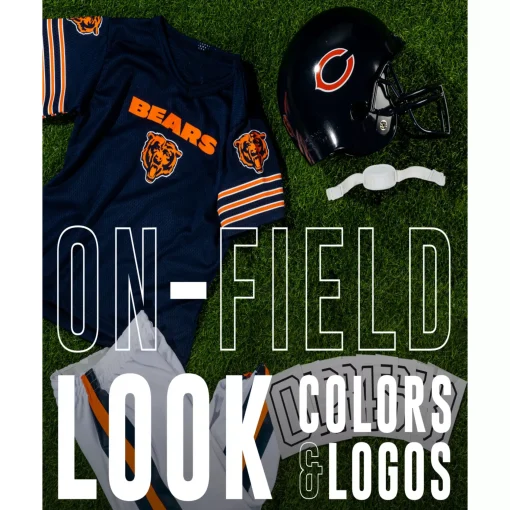 BOY Spirit Halloween Kids Chicago Bears NFL Deluxe Uniform Costume - Franklin Sports