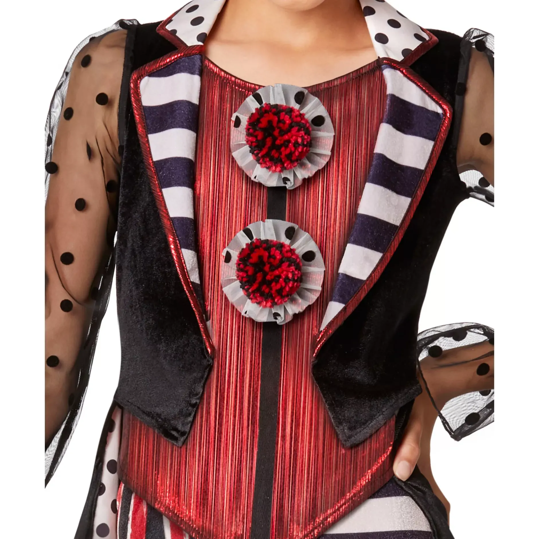 Spirit Halloween Kids Dark Vintage Clown Costume