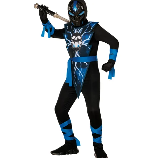BOY Spirit Halloween Kids Electrified Ninja Costume