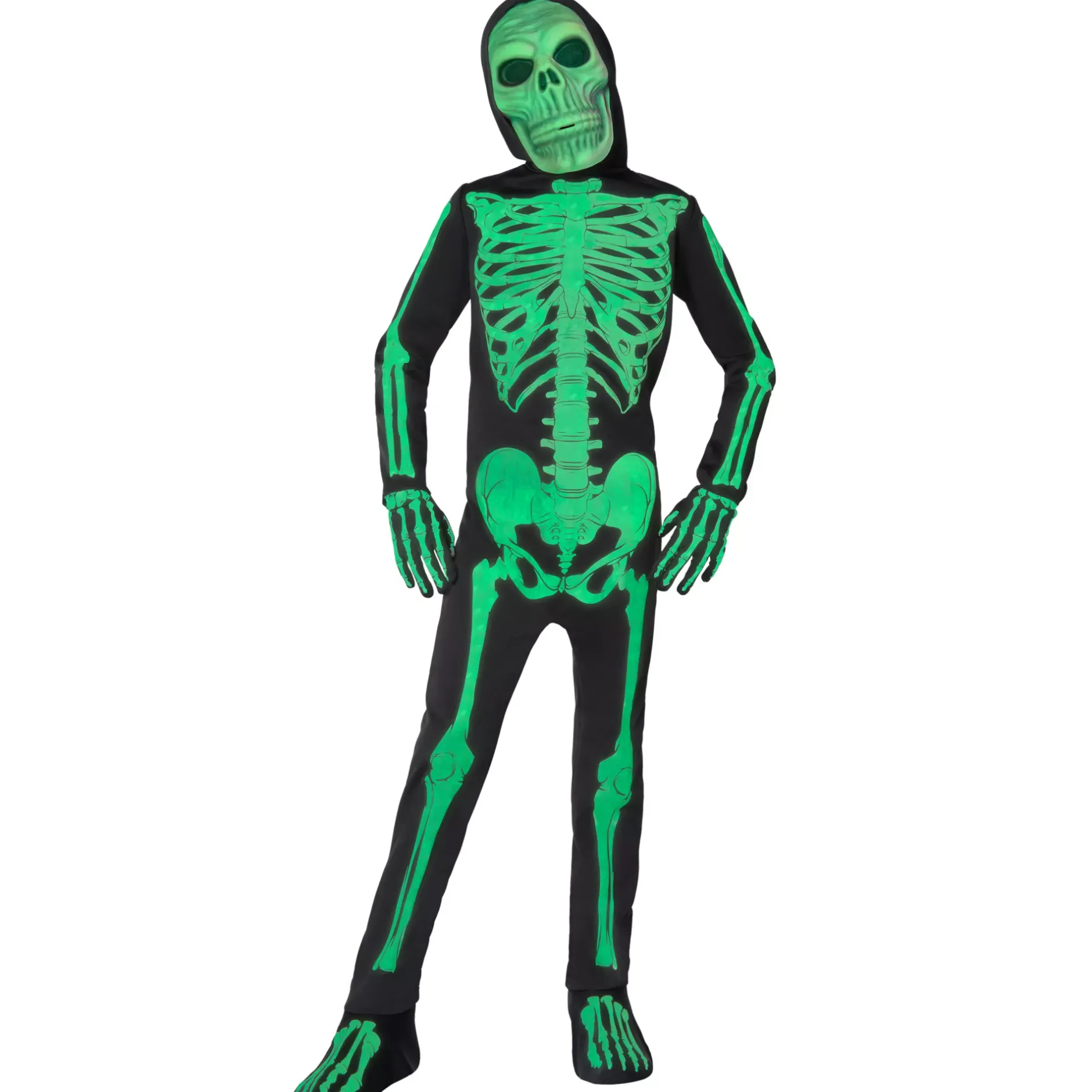 BOY Spirit Halloween Kids Glow Skeleton Costume
