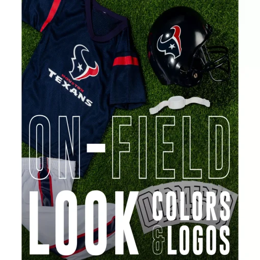 BOY Spirit Halloween Kids Houston Texans NFL Deluxe Uniform Costume - Franklin Sports