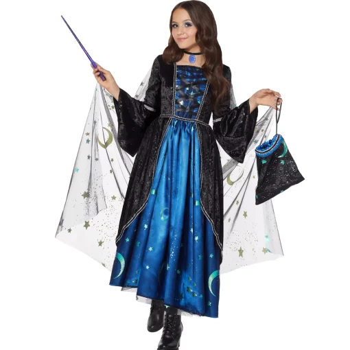 Spirit Halloween Kids Midnight Sorceress Costume