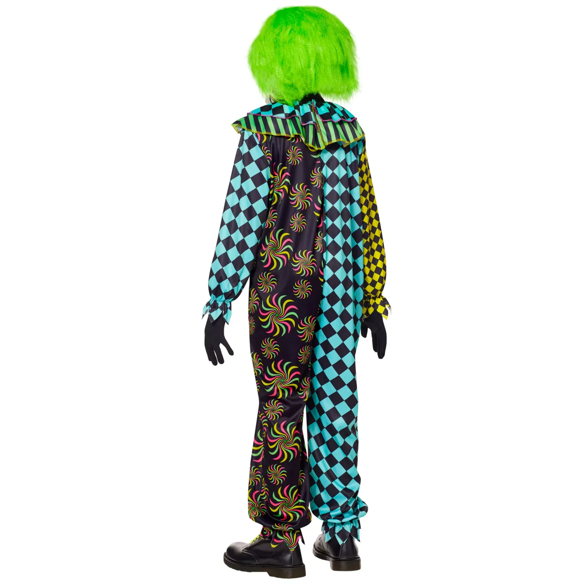 BOY Spirit Halloween Kids Neon Clown Costume