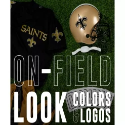BOY Spirit Halloween Kids New Orleans Saints NFL Deluxe Uniform Costume - Franklin Sports