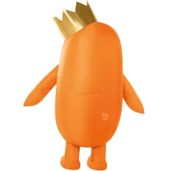 BOY Spirit Halloween Kids Orange Inflatable Costume - Fall Guys