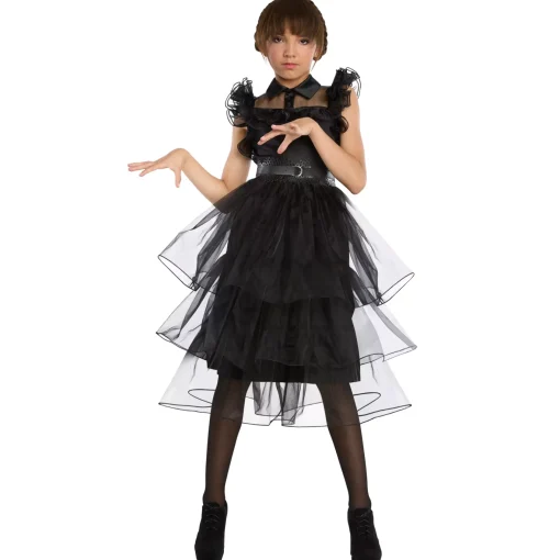 Spirit Halloween Kids Rave 'N Dance Wednesday Addams Dress - Wednesday