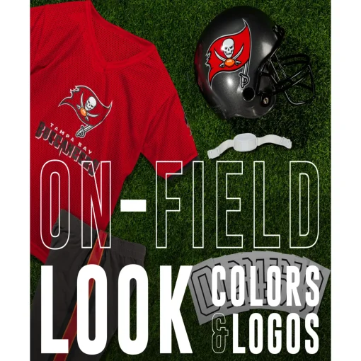 BOY Spirit Halloween Kids Tampa Bay Buccaneers NFL Deluxe Uniform Costume - Franklin Sports
