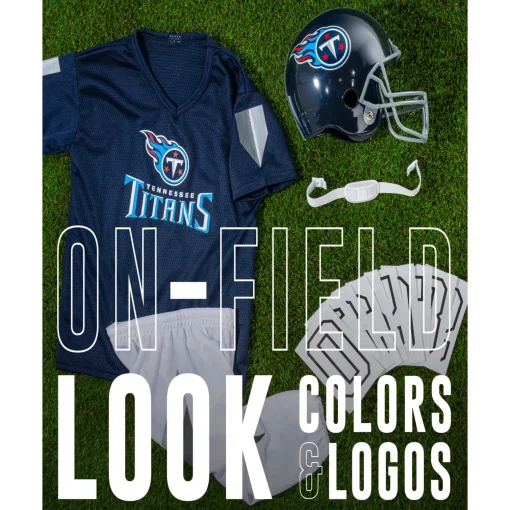 BOY Spirit Halloween Kids Tennessee Titans NFL Deluxe Uniform Costume - Franklin Sports