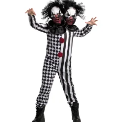 BOY Spirit Halloween Kids Two-Headed Clown Costume