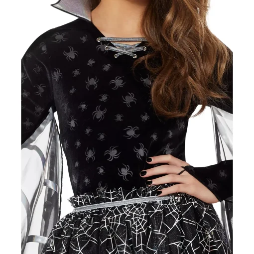 Spirit Halloween Kids Webbed Spider Dress