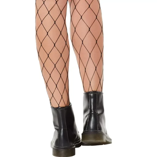 Women Spirit Halloween Large Net Plus Size Fishnet Tights