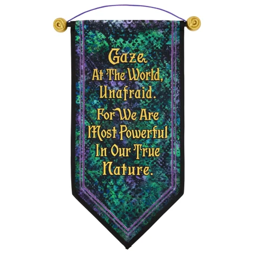 Spirit Halloween Medusa Gaze at the World Banner