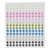 Spirit Halloween Multi-Color Press On Pearls