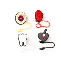 Spirit Halloween Multi-Pack Body Part Straw Toppers - 4 Pack