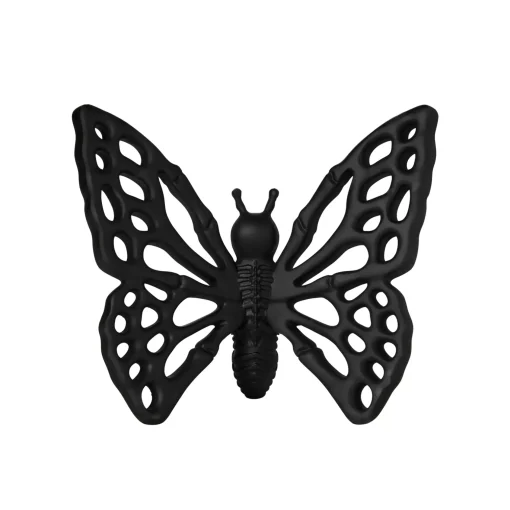 Spirit Halloween Mystical Arts Black Moth Tabletop Statue
