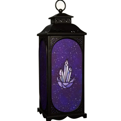 Spirit Halloween Mystical Arts Purple Crystal Lantern