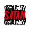 Spirit Halloween Not Today Satan Magnet