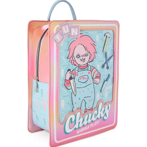 Spirit Halloween Pastel Chucky Box Mini Backpack
