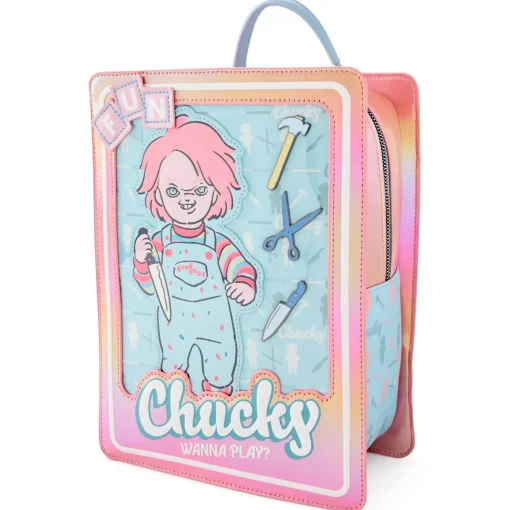 Spirit Halloween Pastel Chucky Box Mini Backpack