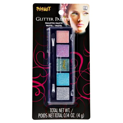 Spirit Halloween Pastel Glitter Palette - 5 Count