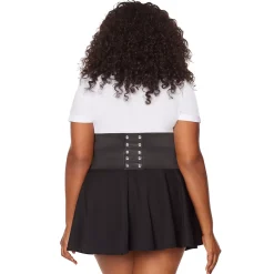 Women Spirit Halloween Plus Size Black Waist Cincher