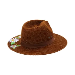 Spirit Halloween '60s Flower Embroidered Hippie Hat