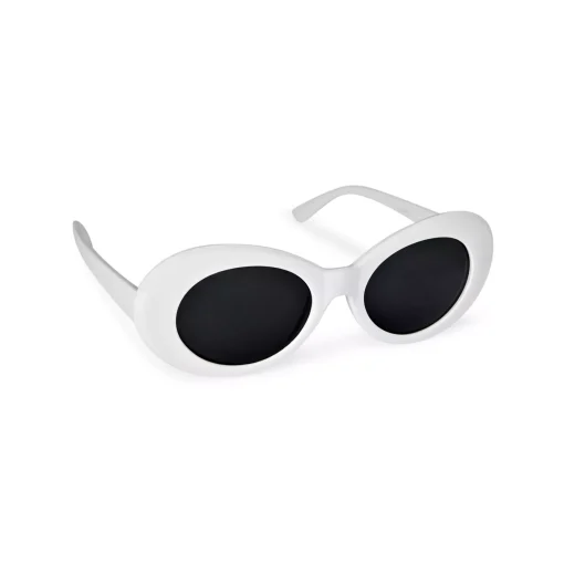 Spirit Halloween '60s White Sunglasses