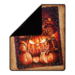 Spirit Halloween Sam Trick 'r Treat Group Fleece Blanket
