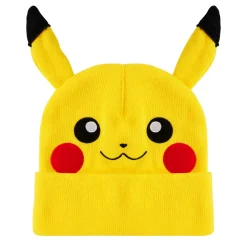 Spirit Halloween Smiling 3D Pikachu Cuff Beanie Hat - Pokémon