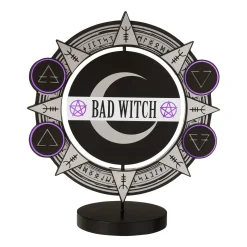 Spirit Halloween Spinning Bad Witch Good Witch Tabletop Sign