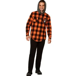 Spirit Halloween Flannel Hoodie