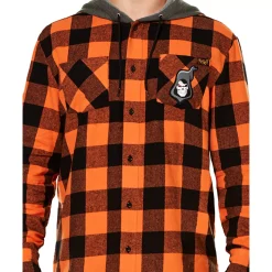 Spirit Halloween Flannel Hoodie