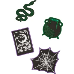 Spirit Halloween The Moon Tarot Card Patch Set
