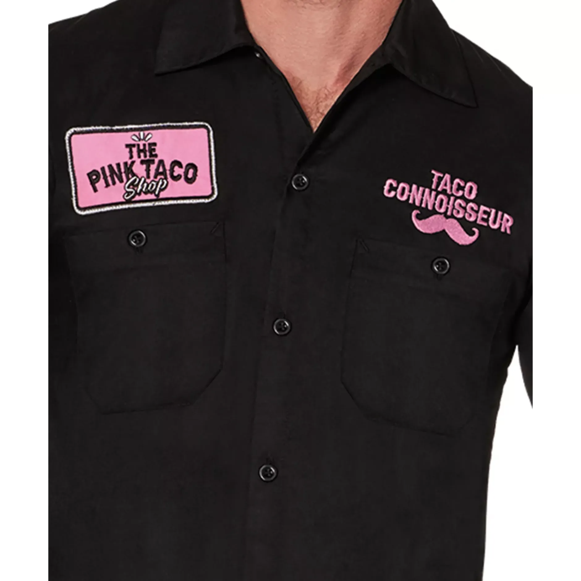 Spirit Halloween The Pink Taco Shop Work Shirt