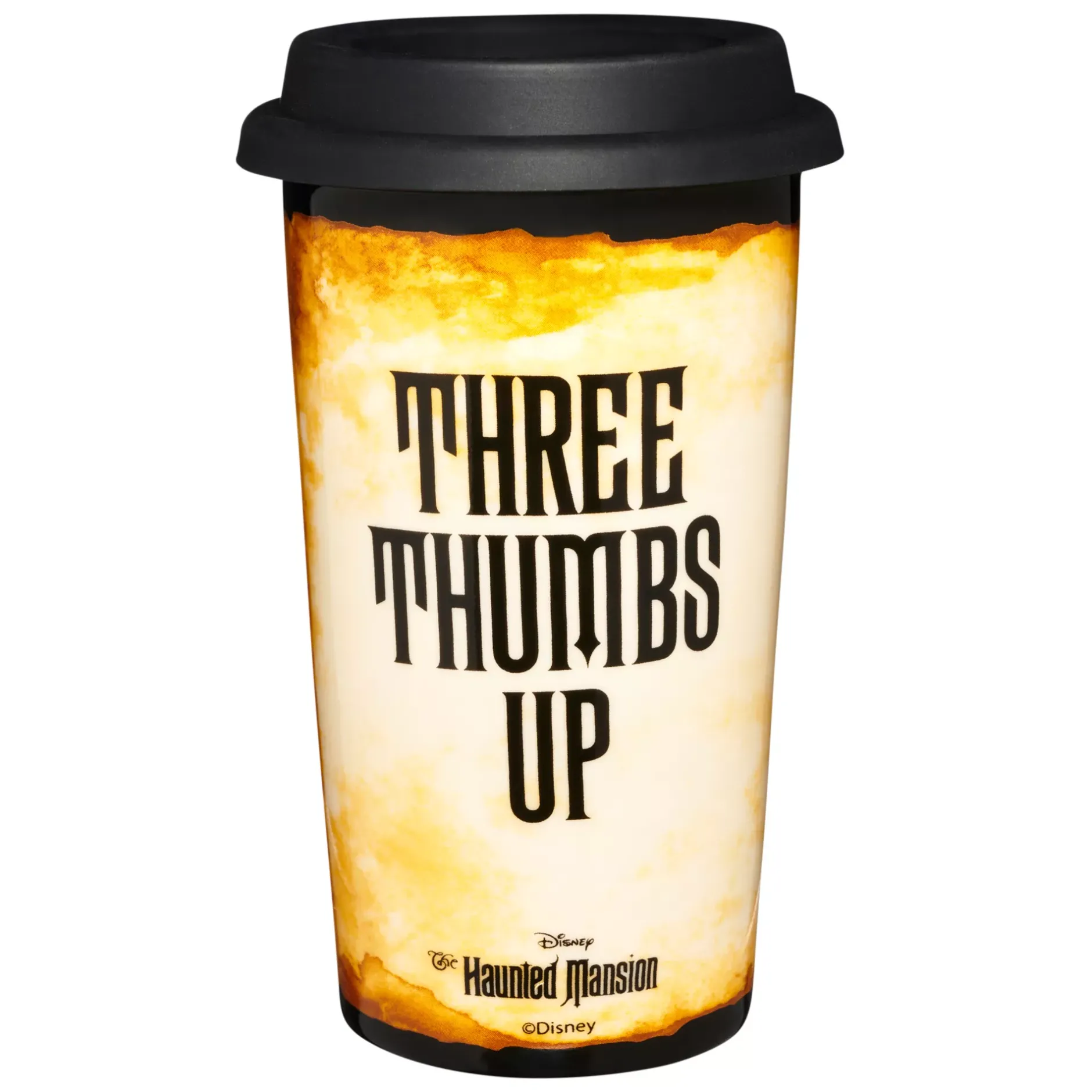 Spirit Halloween Three Thumbs Up Travel Tumbler 13 oz. - The Haunted Mansion