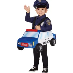 Spirit Halloween Toddler Ride-Along Police Car Costume