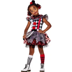 Spirit Halloween Toddler Twisted Clown Costume