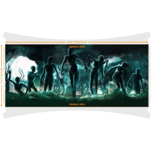 Spirit Halloween Undead Nightmare Garage Double Door Cover